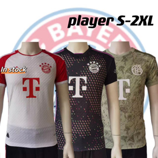 เสื้อกีฬาแขนสั้น ลายทีมชาติฟุตบอล Bayern Munich 24-48 ชั่วโมง 2023/24 ชุดเหย้า