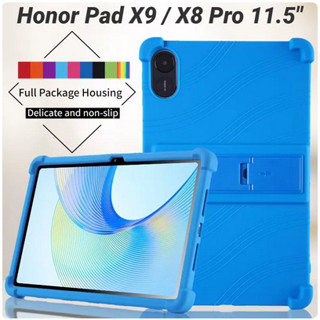 Kids Skin Soft Silicon Case For Honor Pad X9 11.5" 2023 With Bracket Anti-Shock Protective Shell For Honor Pad X8 Pro 11.5 inch ELN-W09