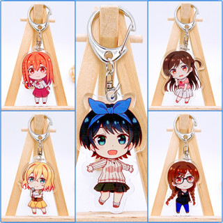 Rent-a-Girlfriend พวงกุญแจอะคริลิค ลายอนิเมะ Ichinose Chizuru Nanami Mami Sakurasawa SumiKeychain 5 สไตล์ สําหรับแฟนคลับ