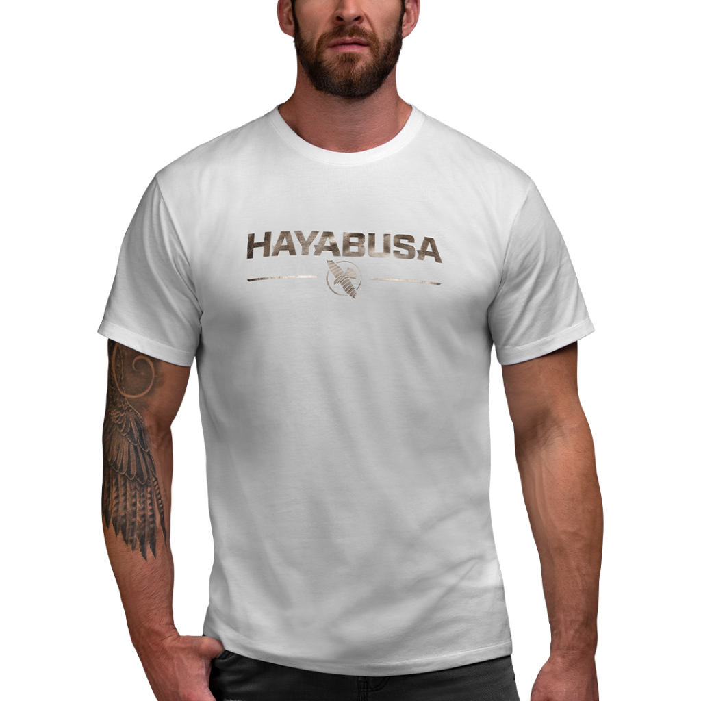 HAYABUSA Falcon เสื้อยืดแขนสั้นผู้ชายผู้หญิงรอบคอชุดมวย Casual Top Pullover UFC ฟิตเนสกีฬาเสื้อยืด