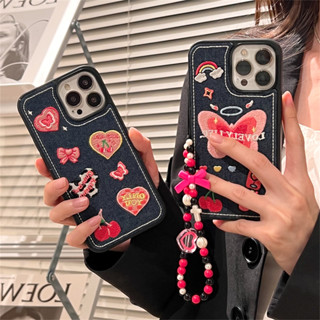 เคสโทรศัพท์มือถือ TPU แบบนิ่ม ลายเชอร์รี่ สําหรับ iphone 14 Pro Max 13 Pro Max 12 Pro Max