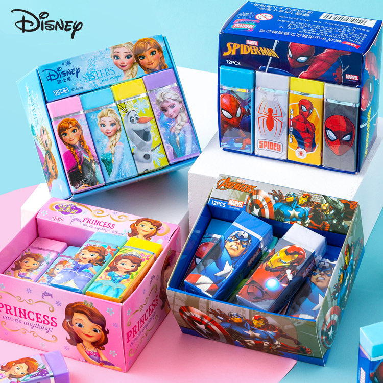 [พร้อมส่ง] ยางลบดิสนีย์ Disney เครื่องเขียนดิสนีย์ เครื่องเขียน ยางลบน่ารัก ยางลบเจ้าหญิง ยางลบมาร์เวล