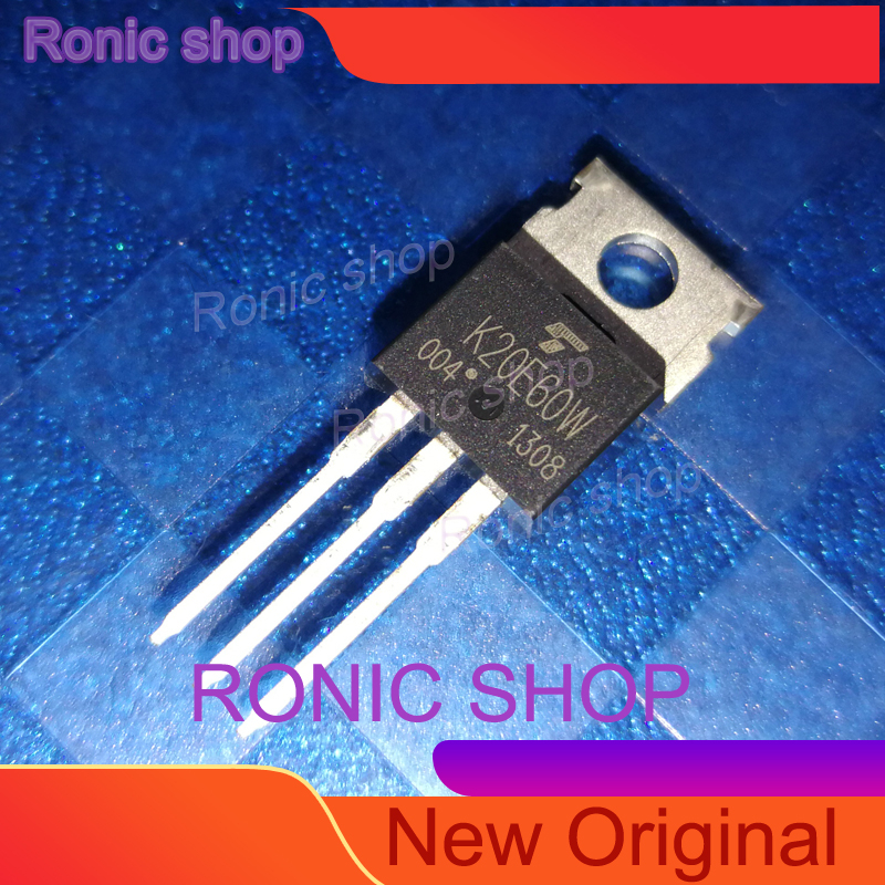 2 ชิ้นและใหม่เอี่ยม K20E60W TO-220 TO220 N ช่อง MOSFET ทรานซิสเตอร์ใหม่ 600V/20A