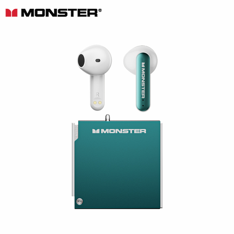 Monster XKT17 หูฟังบลูทูธไร้สาย HIFI คุณภาพเสียง สัมผัสอัจฉริยะ ใช้งานร่วมกับแบตเตอรี่ได้นาน HD การโทรด้วยเสียง