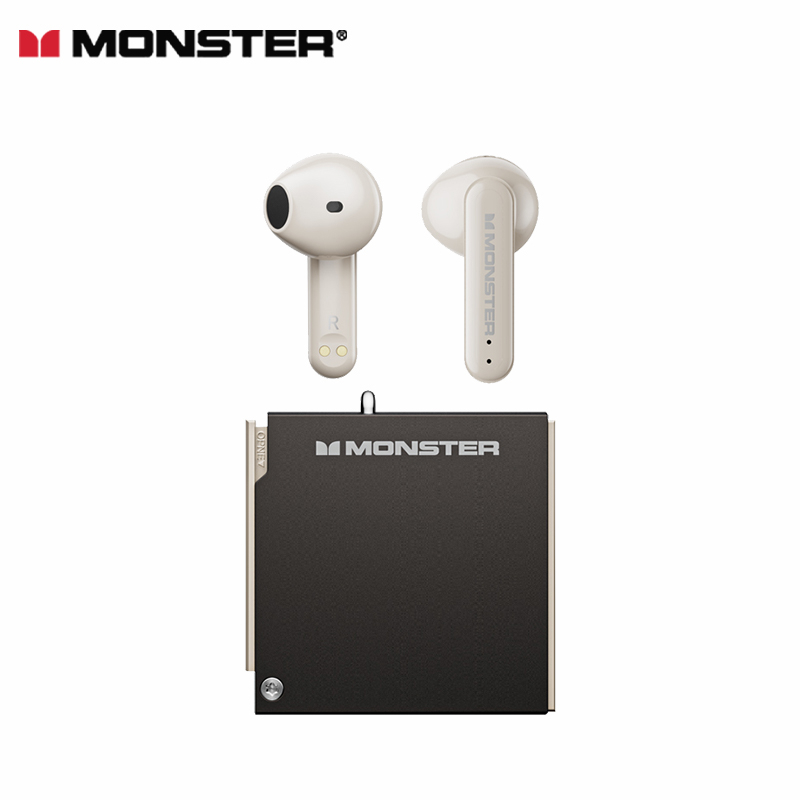 Monster XKT17 หูฟังบลูทูธไร้สาย HIFI คุณภาพเสียง สัมผัสอัจฉริยะ ใช้งานร่วมกับแบตเตอรี่ได้นาน HD การโทรด้วยเสียง