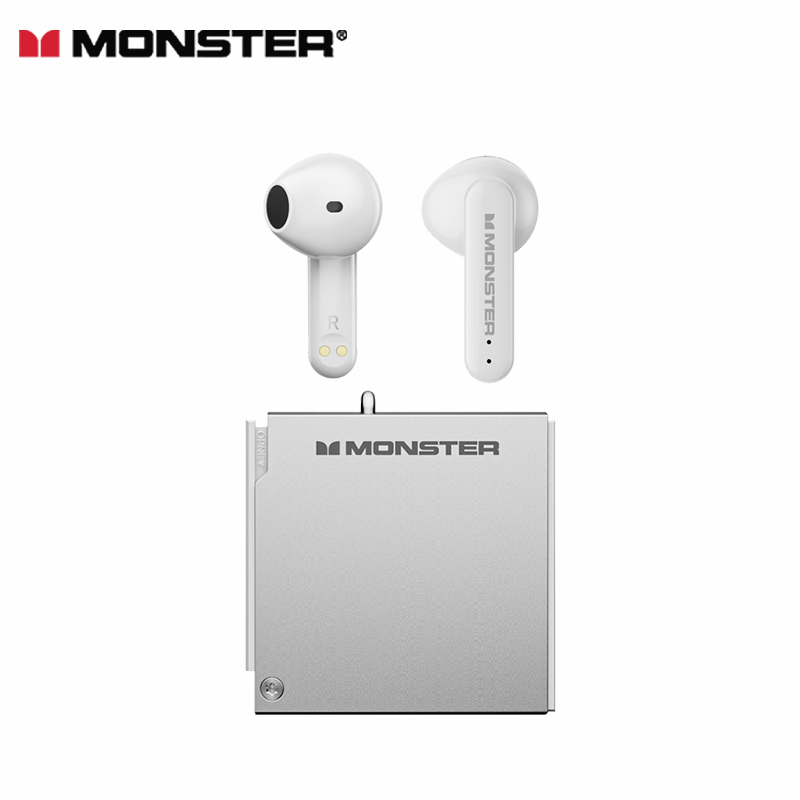Monster XKT17 หูฟังบลูทูธไร้สาย HIFI คุณภาพเสียง สัมผัสอัจฉริยะ ใช้งานร่วมกับแบตเตอรี่ได้นาน HD การโทรด้วยเสียง