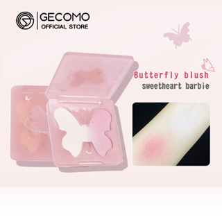 Gecomo บลัชออนไฮไลท์ เนื้อแมตต์ กลิตเตอร์ ชิมเมอร์ 2 สี