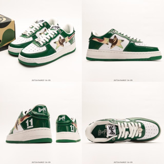 Bape Sta To Low Patent รองเท้าผ้าใบลําลอง เหมาะกับการเล่นกีฬา M91003H