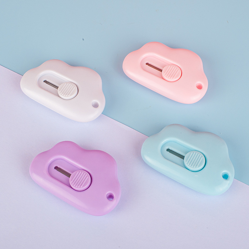 Cloud Mini Portable Student Utility Knife Express Unpacking Unpacking Envelope Office Paper Cutting 