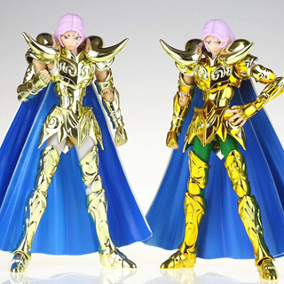 Cs โมเดลฟิกเกอร์ Saint Seiya Myth Cloth EX Aries Mu Metal Corner with Shion head Knights of the Zodiac ของเล่นสําหรับเด็ก