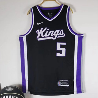 เสื้อกีฬาบาสเก็ตบอล ลายทีม NBA Kings # 5 2024