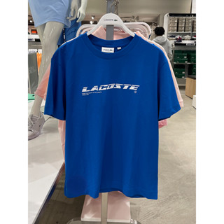 Lacos เสื้อยืดคอกลม แขนสั้น ผ้าฝ้าย ระบายอากาศ ใส่สบาย สําหรับผู้ชาย และผู้หญิง TH9685