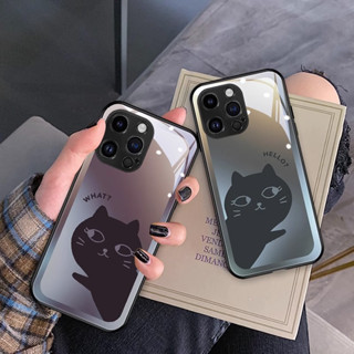 Zz เคสโทรศัพท์มือถือ กันกระแทก ลาย Hello Cat Diy สําหรับ iPhone 11 pro 14 Promax 6s plus 13 12 mini XS max XR 7plus 8 SE X