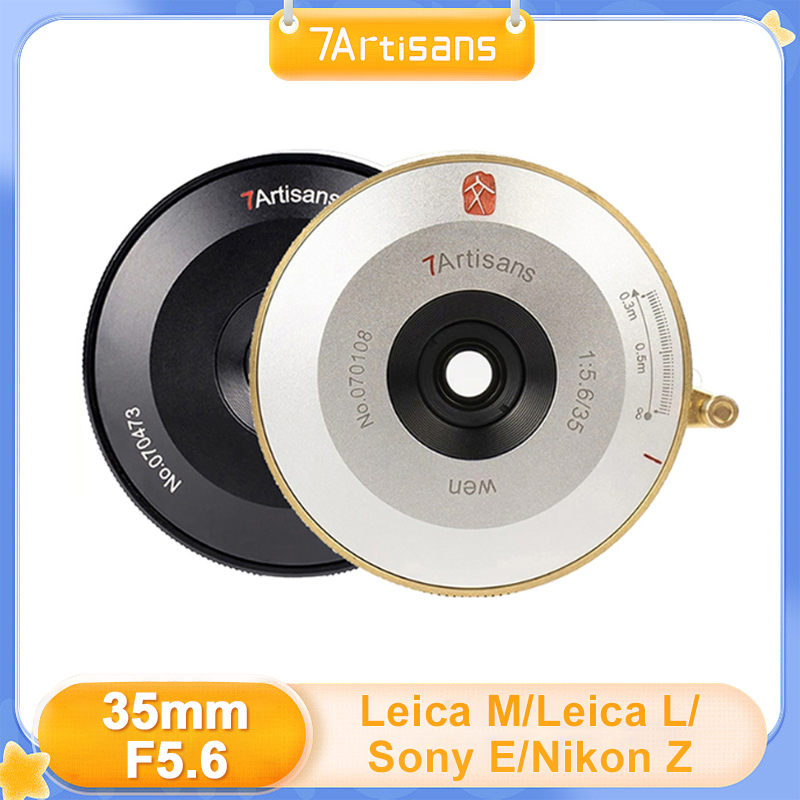 7artisans 35mm F5.6 เลนส์โฟกัสมุมกว้าง สําหรับกล้อง Leica L Leica M M10 Sony E Nikon Z Canon R L Mou