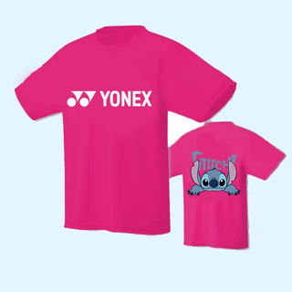 ใหม่ เสื้อกีฬา ลายการ์ตูน Stitch Yonex แห้งเร็ว ระบายอากาศ เหมาะกับฤดูร้อน สําหรับผู้ชาย และผู้หญิง 2023