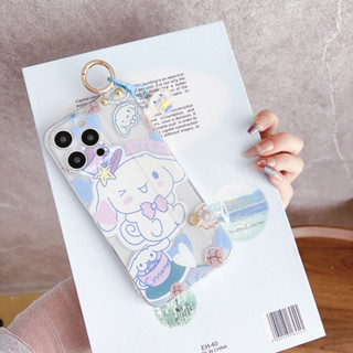 เคสโทรศัพท์มือถือ ซิลิโคนนิ่ม ลายการ์ตูน Cinnamoroll น่ารัก พร้อมอุปกรณ์เสริม สําหรับ Redmi Note6 Note11Pro Note11 Note10 Note9s Note8 Note7pro Note6 Note5