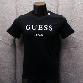 Guess เสื้อยืดลําลอง แขนสั้น คอกลม ผ้าฝ้ายแท้ สําหรับผู้ชาย