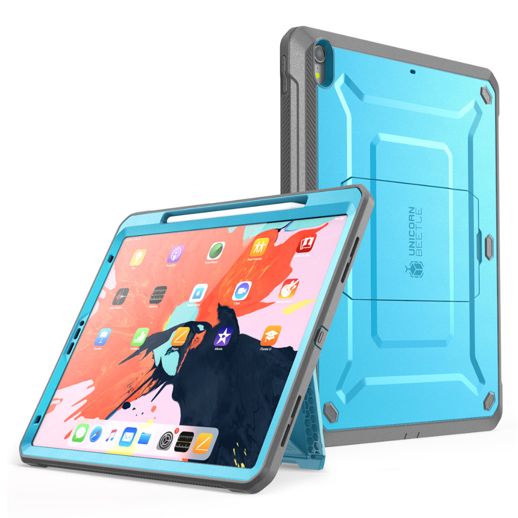 SUPCASE UB Pro สําหรับ iPad Pro 11 นิ้ว 2018 กรณีสนับสนุนดินสอชาร์จ Kickstand Full Body เคสป้องกันฝา