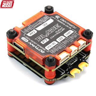 Rushfpv RUSH BLADE V2 Stack F722 ตัวควบคุมการบินดิจิทัลอะนาล็อก 60A 128K BLHELI32 4in1 ESC สําหรับโดรน FPV