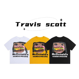 4372 เสื้อยืดแขนสั้น พิมพ์ลาย Travis Scott Cactus jack X CPFMgCJ แฟชั่นสําหรับผู้ชาย และผู้หญิง