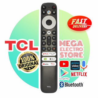 ใหม่ รีโมตคอนโทรล TCL RC902V FMR6 สําหรับ Android TV ORIGINAL A30 A20 A8 Qled TV 2022