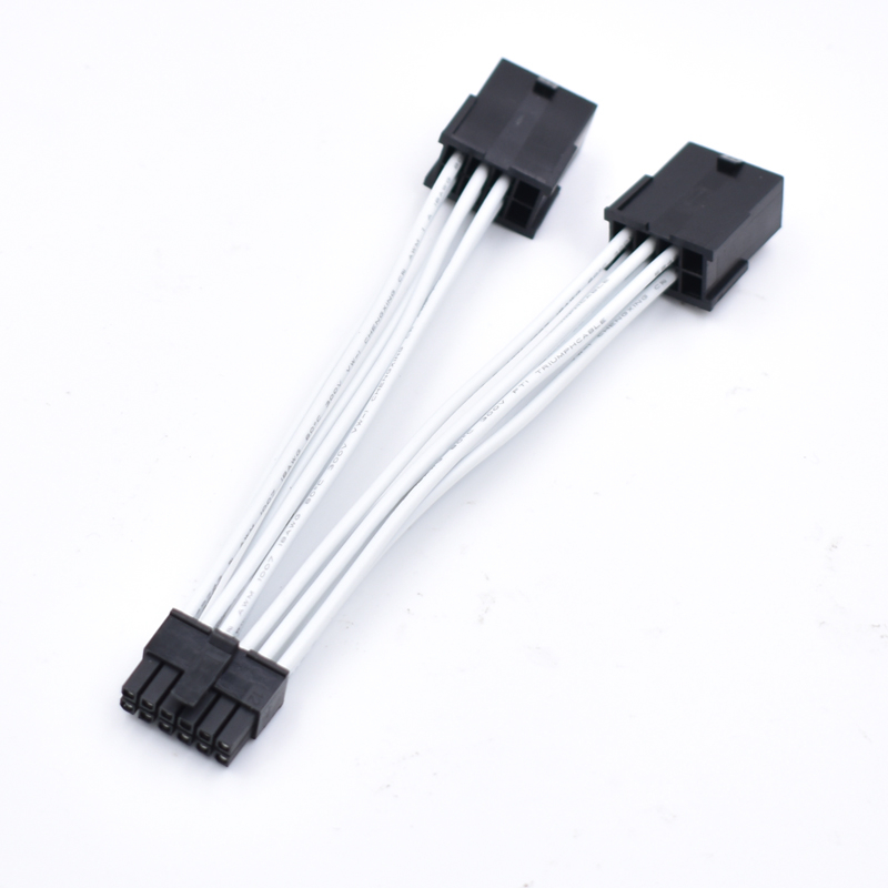 10 ซม.Dual 8P PCI-e ถึง RTX 12Pin สายเชื่อมต่อสําหรับ NVIDIA Ampere GEFORCE RTX 3060ti 3070 3080 3090