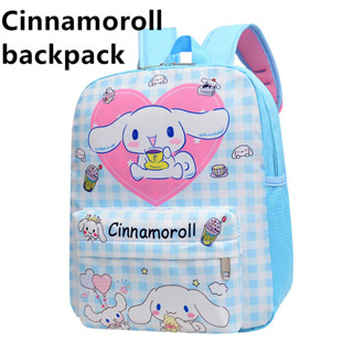 กระเป๋าเป้สะพายหลัง ผ้าไนล่อน กันน้ํา คุณภาพสูง ลาย My Melody cinnamoroll สําหรับผู้หญิง