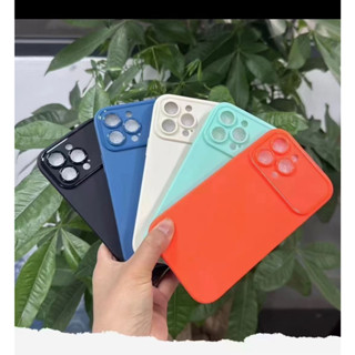 เคสโทรศัพท์มือถือ ซิลิโคนนิ่ม กันกระแทก สีแคนดี้ สําหรับ iPhone APPLE 7 8 SE2 SE3 7P 8P X XR XS 11 12 PRO MAX PLUS 11PRO 12PRO 11PROMAX