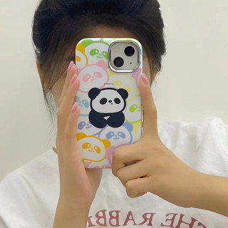 เคสโทรศัพท์มือถือแบบนิ่ม Tpu ลายกราฟฟิคแพนด้า สําหรับ iPhone 13pro 12pro 12promax 14 14promax 14pro