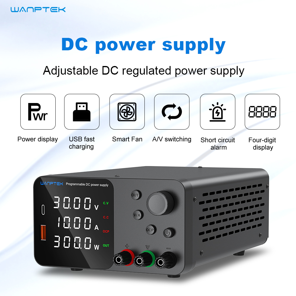 Wanptek มาใหม่ พาวเวอร์ซัพพลาย DC TPS3010H 30V 10A สําหรับซ่อมแซมโทรศัพท์มือถือ