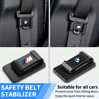 เข็มขัดนิรภัยรถยนต์ BMW Carabiner Stabilizer Sline 1 Series 3 Series 5 Series 7 Series X1 X3 X5G20 G30 F10 Limiter Carabiner Clamp Fix Clamp คาร์บอนไฟเบอร์ชนิดสากล