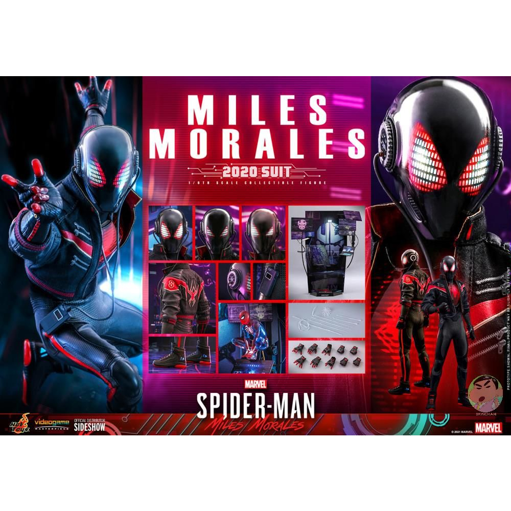 Hot Toys VGM49 Marvels Spider-Man: Miles Morales Spider-Man (Miles Morales 2020 Suit) 1/6 Scale Coll