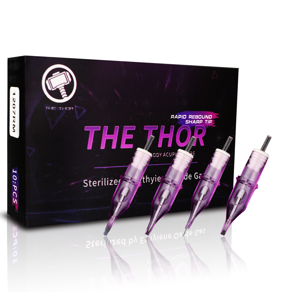 The THOR เข็มสักถาวร เส้นผ่าศูนย์กลาง 0.35 มม. ใช้แล้วทิ้ง อุปกรณ์เสริมความงาม 10 ชิ้น ต่อกล่อง (ส่งภายใน 24 ชั่วโมงต่อวัน)