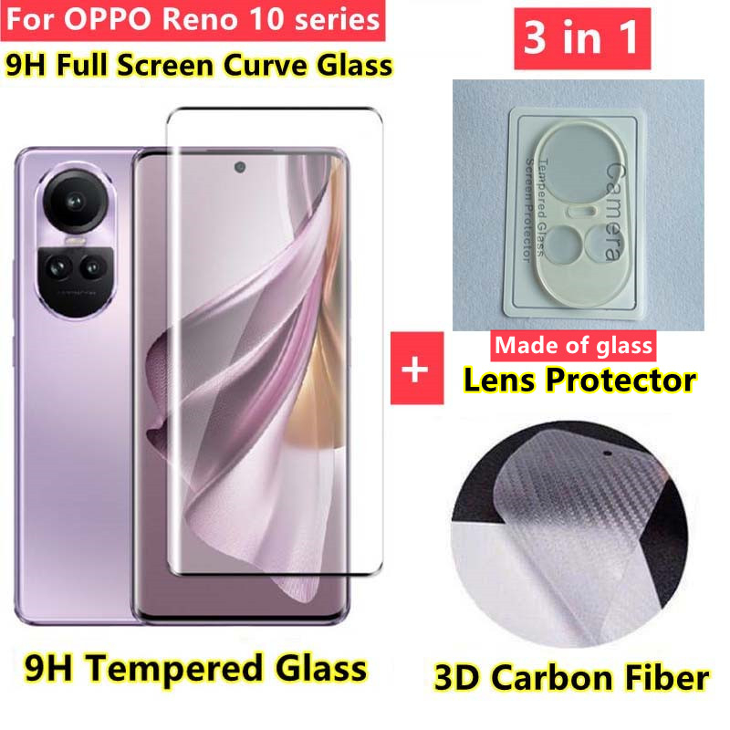 OPPO Reno 10 5G ฟิล์มกระจก Reno 8T 8Z 5G ฟิล์มกระจก OPPO Reno8 10 5G Reno7 8 10 Pro 5G OPPO Reno 10 Pro Plus ฟิล์มกระจก กล้อง ปกป้องหน้าจอ OPPO Reno 7Z 5G กล้องเลนส์ Protector แบบเต็มหน้าจอ Matte Privacy Glass 3 In 1 คาร์บอนไฟเบอร์ด้านหลัง