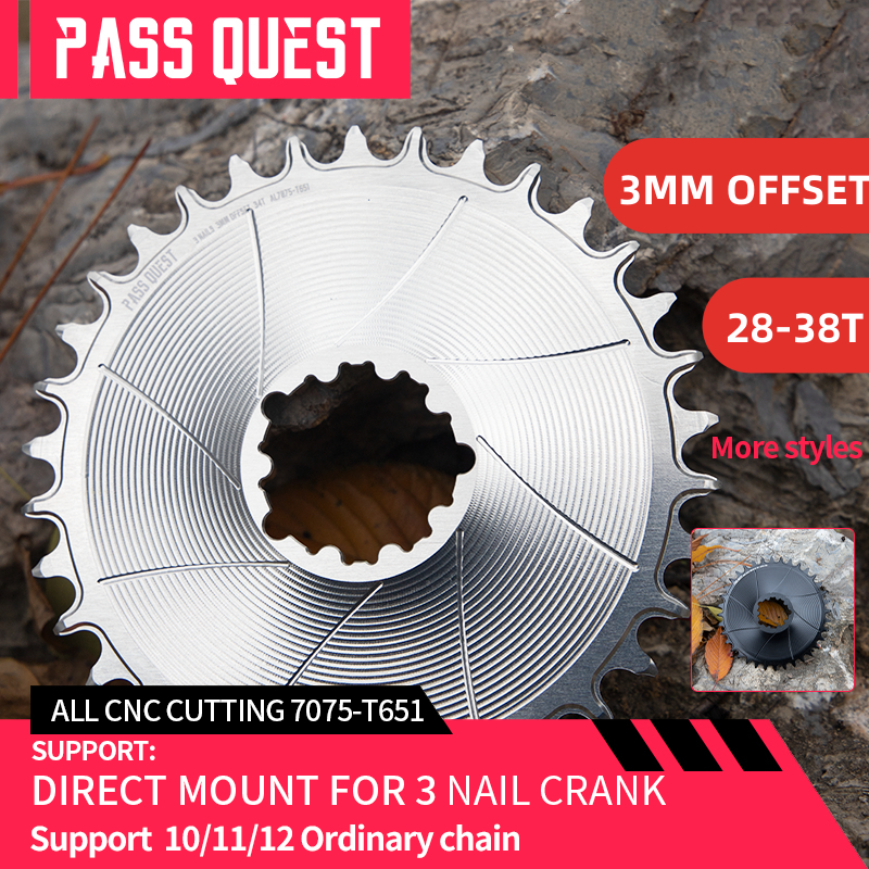 ใบจาน GXP Sram Direct Mount XX1 GX offset 3 มม Narrow Wide Chainring MTB Gravel Bike ใบจานหน้า sram 
