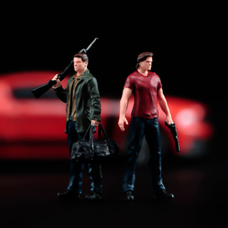 พร็อพฟิกเกอร์ Sam Dean Winchester Man 1/64 สําหรับรถยนต์ ยานพาหนะ