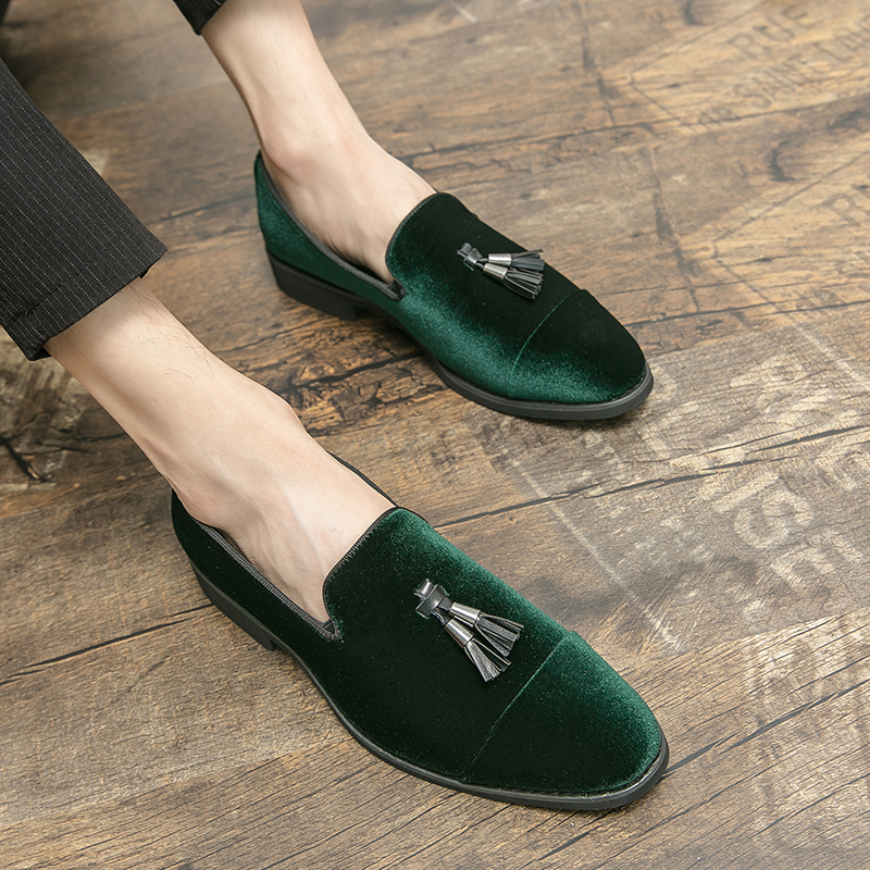 รองเท้าโลฟเฟอร์ หนังนิ่ม ประดับพู่ ทนทาน สไตล์นักธุรกิจ ใส่ทํางาน งานแต่งงาน แบบเป็นทางการ แฟชั่นสําหรับผู้ชาย - รูปที่ 5