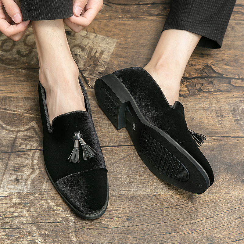 รองเท้าโลฟเฟอร์ หนังนิ่ม ประดับพู่ ทนทาน สไตล์นักธุรกิจ ใส่ทํางาน งานแต่งงาน แบบเป็นทางการ แฟชั่นสําหรับผู้ชาย - รูปที่ 7