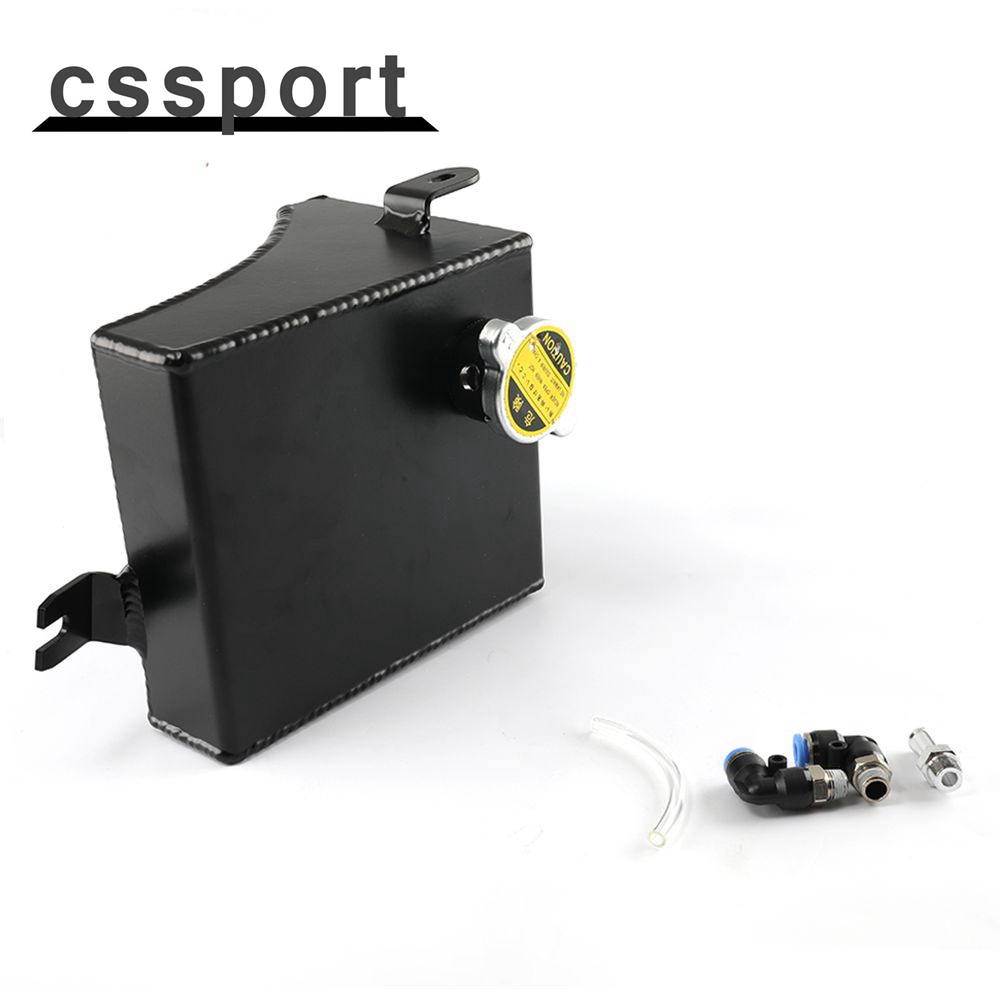 ชุดถังเก็บน้ําล้น อลูมิเนียม ทรงสามเหลี่ยม 240SX S13 SR20DET KA24DE KA24E KA24 สําหรับ Nissan 89-94