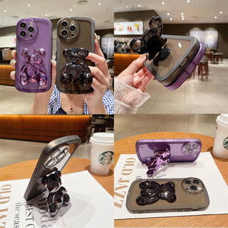 เคสโทรศัพท์มือถือแบบนิ่ม ลายการ์ตูน พร้อมที่ตั้งวาง สําหรับ Realme C33 C55 C35 C21Y C25Y C15 C12 C25 C25S