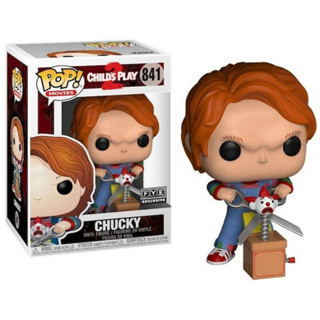 Funko Pop ภาพยนตร์ : เด็กเล่น 2 : CHUCKY #841 Fye ใหม่ ฟิกเกอร์ไวนิล ในกล่อง