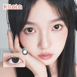 Kilala คอนแทคเลนส์ราย 6เดือน Hockey Night Black Half-Year Contact lens (2 เลนส์ /1 คู่)