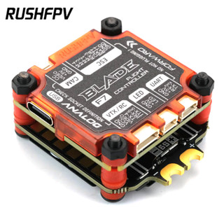 Rushfpv RUSH BLADE V2 Stack F722 ตัวควบคุมการบินดิจิทัล อะนาล็อก 60A 128K BLHELI32 4in1 ESC สําหรับโดรนแข่งขัน FPV Diy