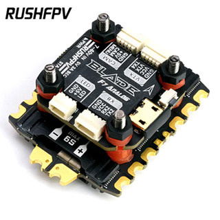 Rushfpv BLADE V2 F722 ตัวควบคุมการบินอนาล็อก ดิจิทัล ขนาดเล็ก และโดรนบังคับวิทยุ RUSH 60A 3-6S BLHeli_32 4-in-1 ESC สําหรับโดรนบังคับ FPV