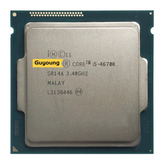 ซ็อกเก็ตโปรเซสเซอร์ CPU YZX Core i5 4670K i5-4670K 3.4GHz 6MB LGA 1150 Quad-Core SR14A