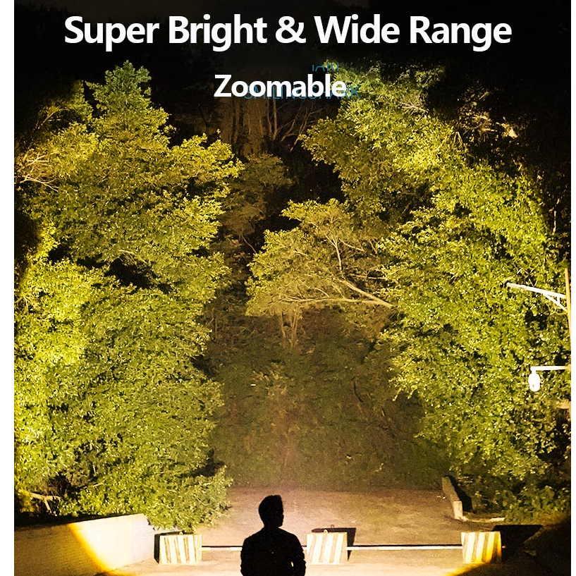 Smiling Shark SD7004 ไฟฉาย Led M77 8400LM สว่างมาก สีเหลือง ขาว ชาร์จ USB กันน้ํา ซูมได้ สําหรับตั้งแคมป์ เดินป่า ตกปลา — صورة 5
