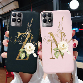 เคสโทรศัพท์มือถือแบบนิ่ม ผิวด้าน ลายตัวอักษร สําหรับ Realme Narzo 50 Narzo 50 Narzo50 4G RMX3286