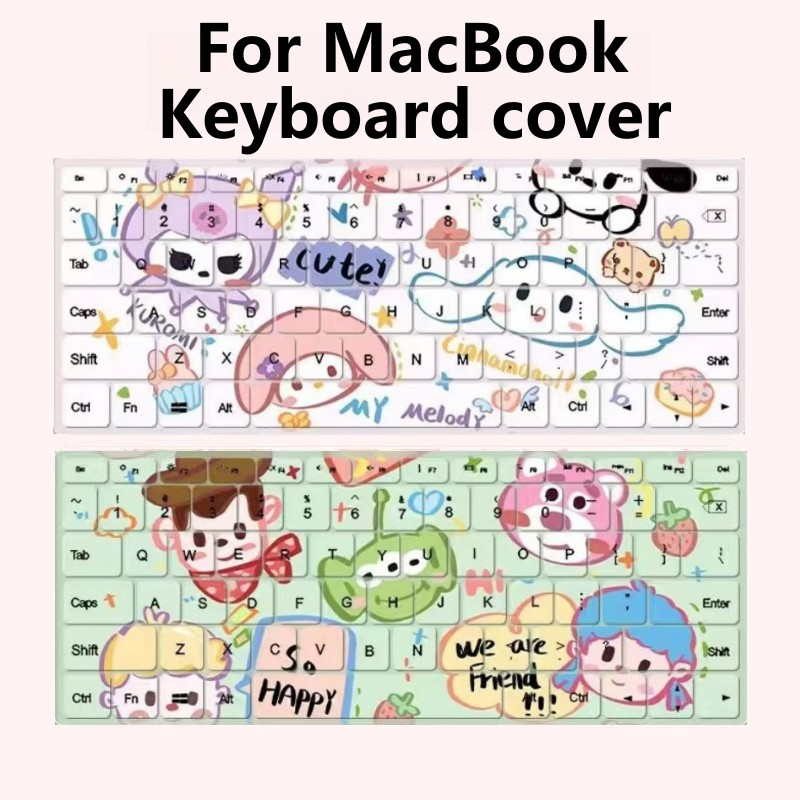 【Crayon Shin-chan】MacBook Keyboard cover For New M2 Air13.6：A2681 Air13.3/A2179 A2337 Pro 13 touch bar A1932 A1466 A1708 Reina13 M1 Pro13（A2251/A2289/A2338）waterproof Keyboard case