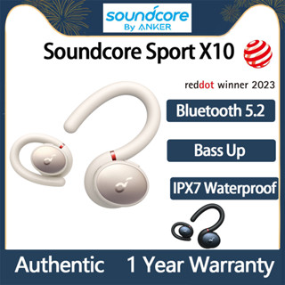 ของแท้ Anker Soundcore Sport X10 หูฟังบลูทูธไร้สาย IPX7 กันน้ํา เสียงเบสหนัก สําหรับเล่นกีฬา วิ่ง