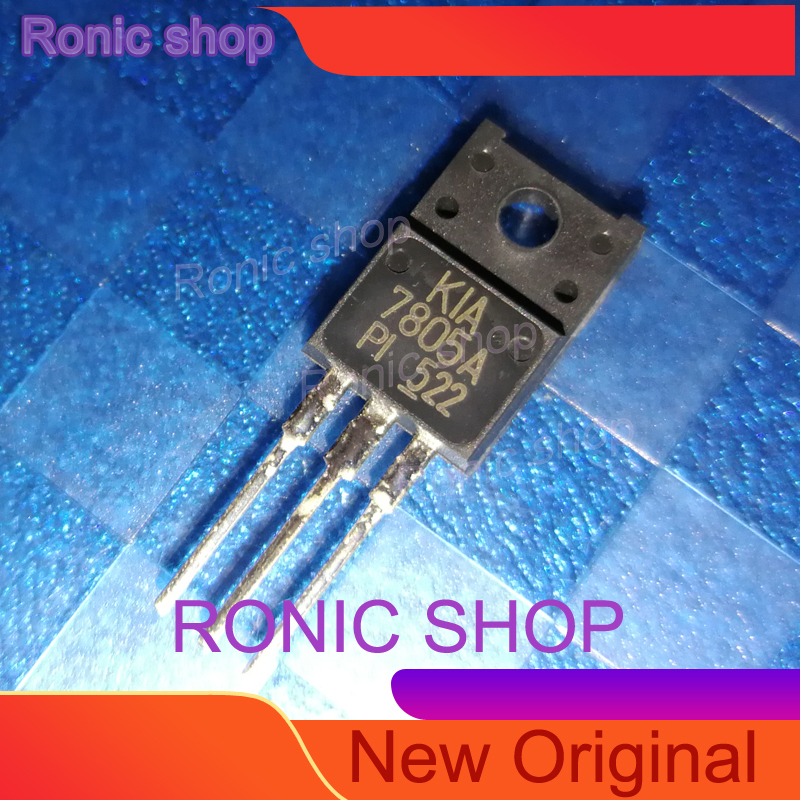 10PCS KIA7805API ยี่ห้อใหม่และ KIA7805A 7805A 7805 TO-220F TO220F ทรานซิสเตอร์ใหม่และ